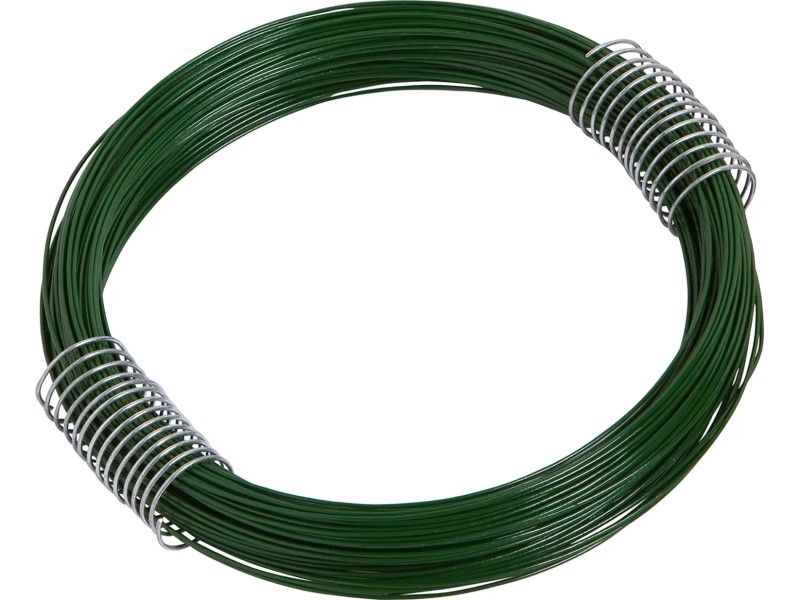 Kunststoffbeschichteter Eisendraht Grün – 50 Meter, 0,8 Mm Durchmesser, Nr. 3 Für Garten & Basteln