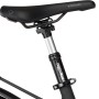 Detailaufnahme: Schwarzer Ergon Sattel und gefederte Sattelstütze am Fischer E-Bike Viator 6.0i.