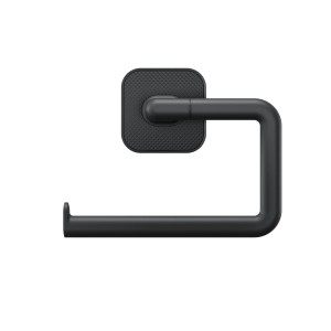 Schwarzer Tiger Carv Toilettenpapierhalter ohne Deckel für Bad & WC.