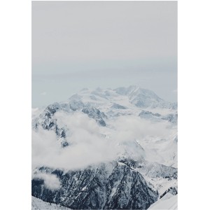 Komar Wandbild Mountains Clouds 50 x 70 cm