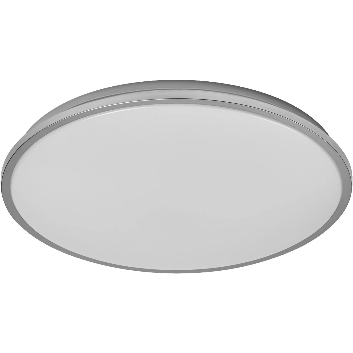 LED-Deckenleuchte Orbis Dublin, silberfarben, Ø 48,7 cm. Moderne Deckenlampe für Innenräume.