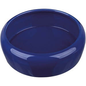 Blauer Trixie Keramiknapf für Kaninchen, 400 ml, ø 13 cm. Kleintiernäpfe für Futter und Wasser.