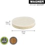 Wagner Filzgleiter, selbstklebend, Ø 45mm, 4er-Set, weiß. Möbelgleiter für optimalen Oberflächenschutz.