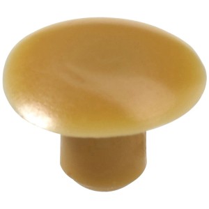 Beige Hettich Abdeckkappe aus Kunststoff zum Eindrücken in 6 mm Bohrlöcher.