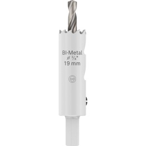Bosch Lochsäge Multi Material mit Aufsteckhalter Ø 19 mm x 40 mm Silber