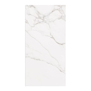 Bodenfliese Feinsteinzeug Marmore Carrara, weiß, matt, 60x30 cm. Marmor-Optik.