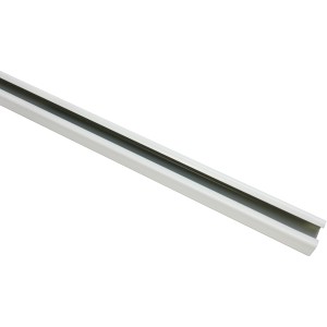 Gardinia U-Laufschiene, 110 cm, weiß, für Stilgarnituren und flexible Fensterdekoration.