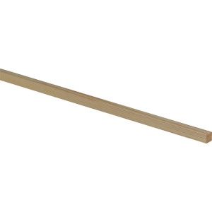 Fichte Flachleiste, 9x9x950 mm, ideal für Bastelarbeiten und zur Gestaltung im Innenbereich.