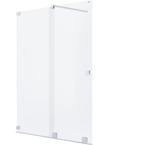 Schöner Wohnen Walk-In Duschtür, Schiebetür, silbermatt, 120x200 cm, Anschlag links.