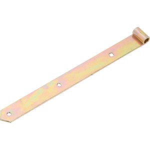 Gelb verzinktes Ladenband, 500 mm, für Tür- und Torbefestigung.