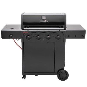 Char-Broil Gasgrill Essential 4 G mit Seitenbrenner, Tru-Infrared, 4 Brenner, schwarz.