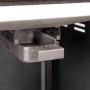 Detailaufnahme: Fettauffangschale des Landmann Gasgrill Rexon PTS 4.1 für einfache Reinigung.