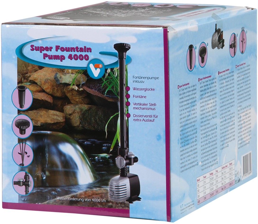 VT Teichpumpe mit Fontäne Super Fountain 4.000 Liter kaufen bei OBI