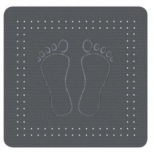 Kleine Wolke Duscheinlage Foot 55 cm x 55 cm Schiefer