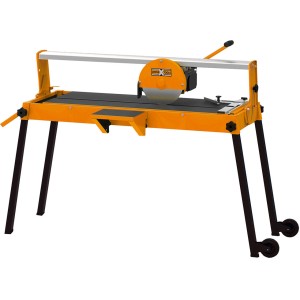 Cross Tools Fliesenschneidmaschine CSC 230-1200 PRO mit Diamantscheibe und Untergestell.