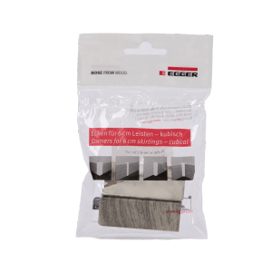 Egger Außenecke Kubisch 6 cm Eiche Grau 2 Stück