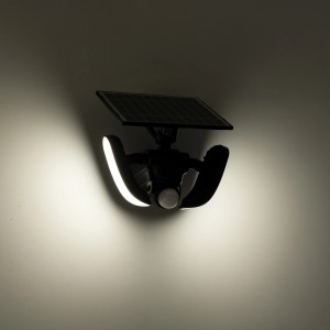 LED-Solar-Außenleuchte Botshabelo mit Sensor, Solar-Wandleuchte für den Außenbereich.