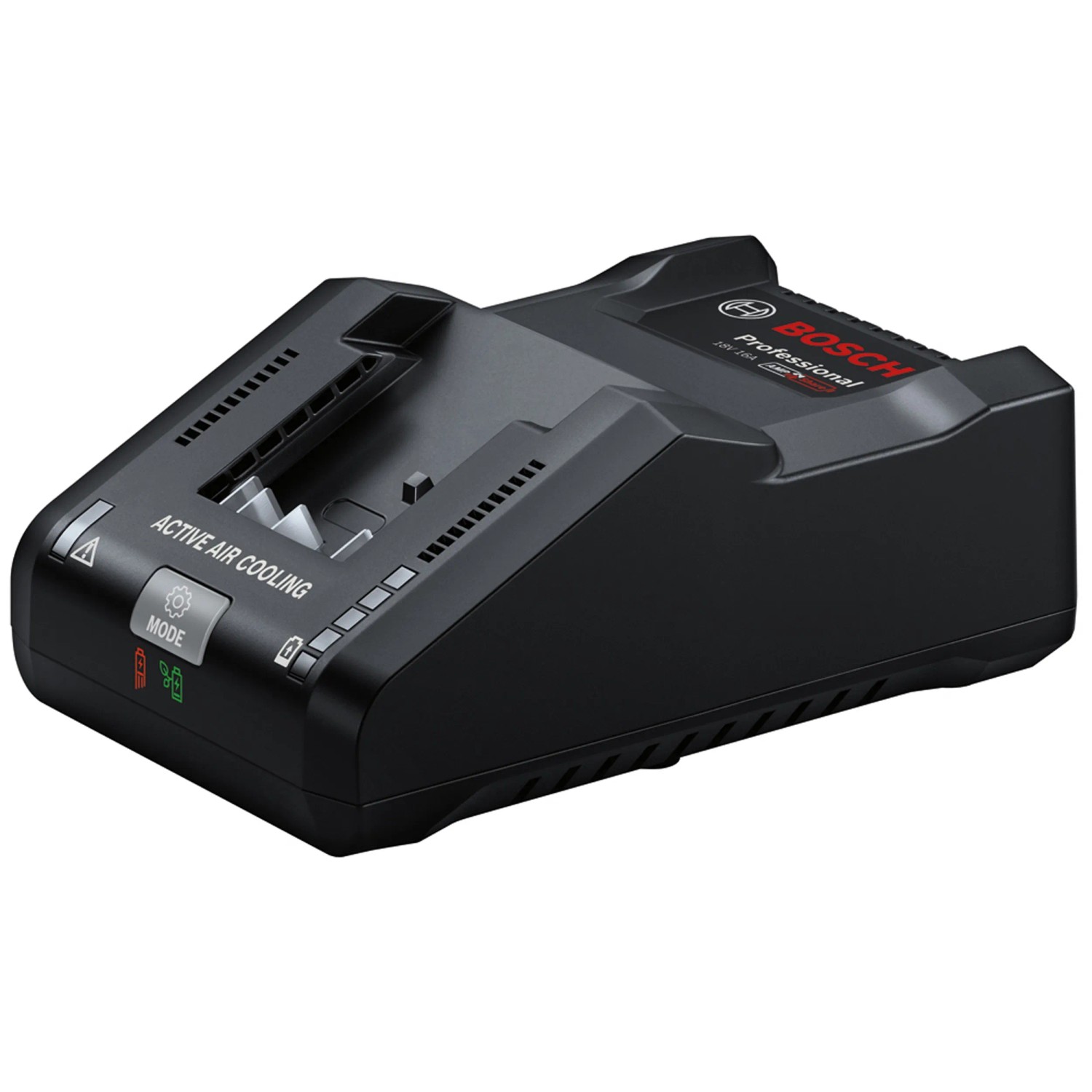 Bosch Professional GAL 18V-160 Ladegerät für Elektrowerkzeuge, ultraschnell und mit aktiver Kühlung.