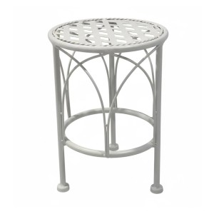 Beiger Boltze Tisch Vico Klein, Ø 28 cm, Höhe 20 cm, Gartendekoration.