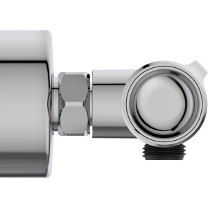 Detailaufnahme: Ideal Standard Ceratherm T50 Brausethermostat, Aufputz, Chrom.