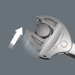 Wera Joker Maulschlüssel L 16-19 mm greift Sechskantmutter, Ratschenfunktion, selbstjustierend.