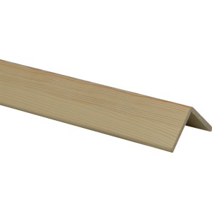 Winkelleiste Fichte-Kiefer 50 mm x 50 mm x 2400 mm