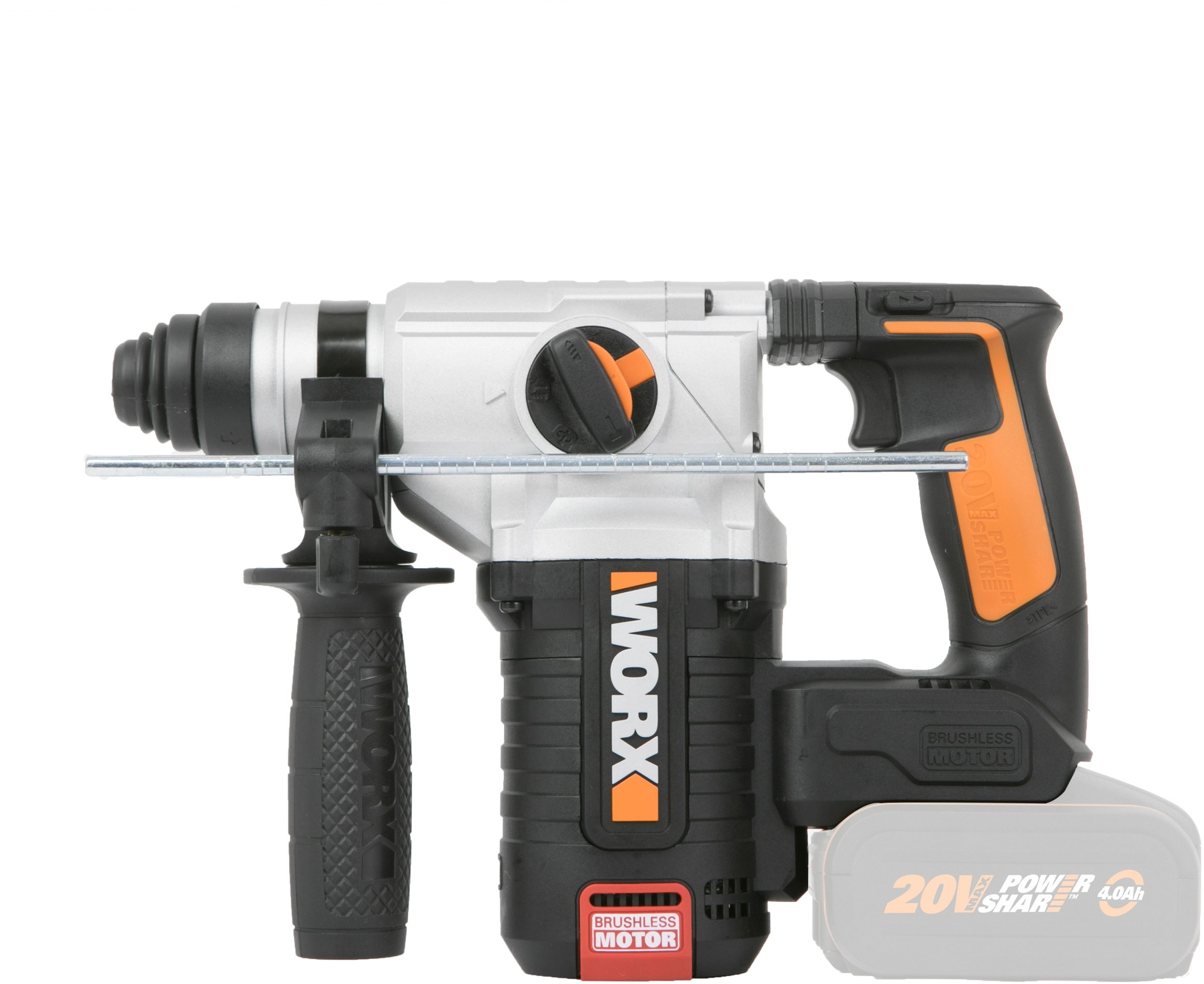 Worx Bohrhammer WX380.9 inkl. Tiefenanschlag kaufen bei OBI