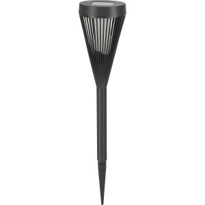 Solar-LED-Dekospieß Fackel, Ø 10x38cm, für stimmungsvolle Außenbeleuchtung im Garten.