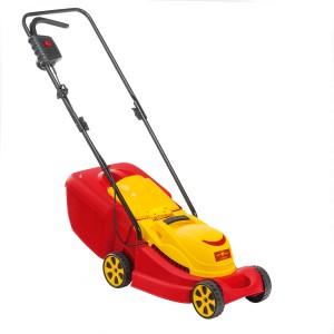 Wolf-Garten Elektro-Rasenmäher Select 3200 E mit 30 l Fangkorb, rot/gelb.