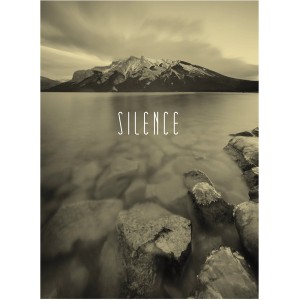 Komar Wandbild Word Lake Sand 30 x 40 cm