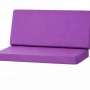 Violettes Kissen-Set für Hollywoodschaukel, 120x60x50x7cm, 2-Sitzer Schaukel.