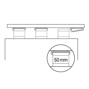 Schöner Wohnen Schlaufengleiter Leon, transparent, 8 Stück für Stil- & Seilspanngarnituren.