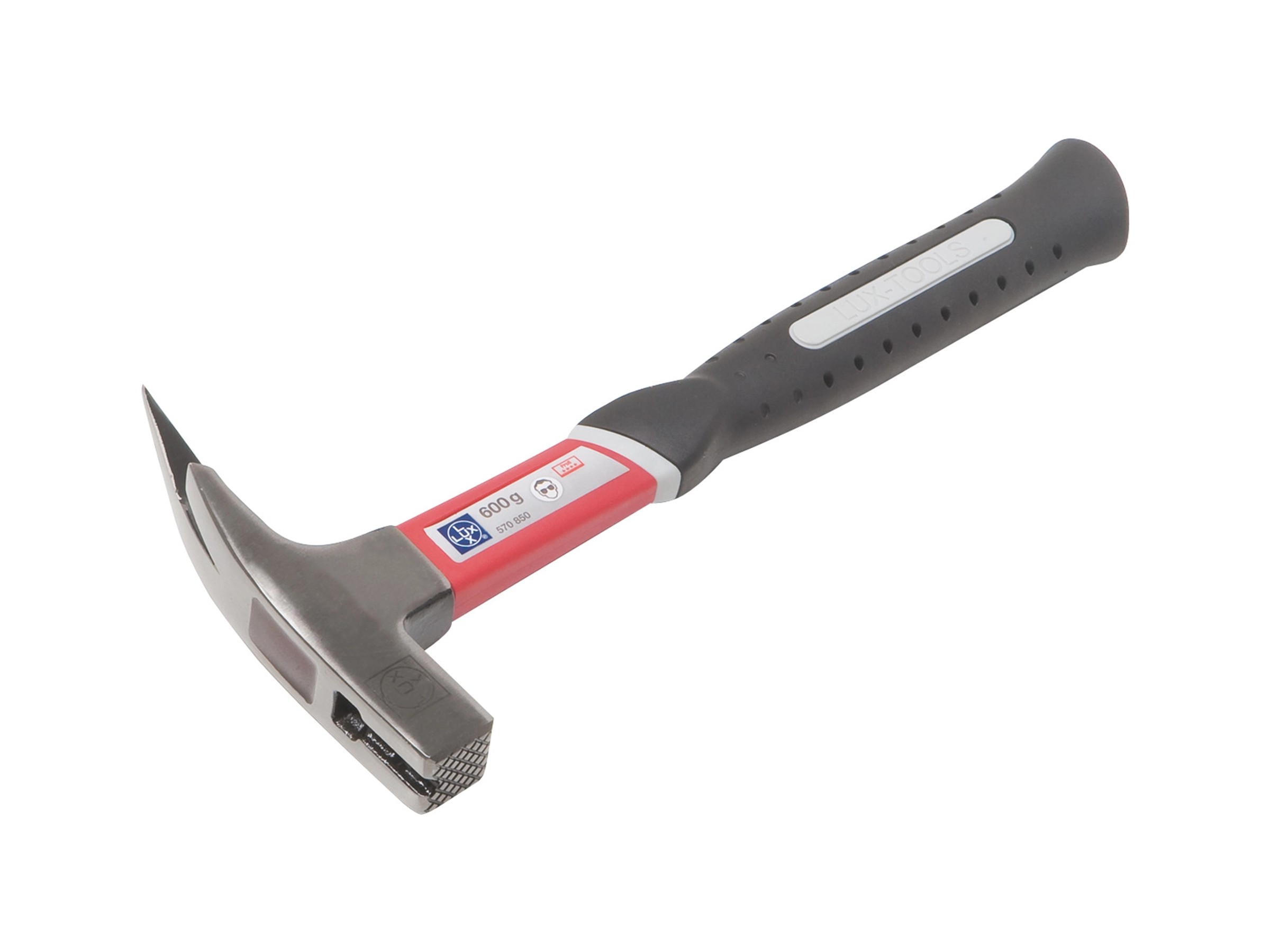 Högert Klauenhammer 600g Mit Glasfaserstiel - Magnet Nagelhalter Profi-Hammer