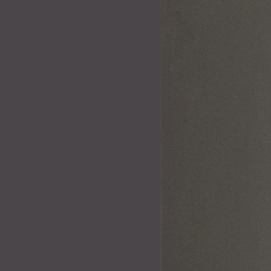 Detailaufnahme: Graue, matte Oberfläche des Held Möbel Doppelwaschtisch Verona, 120 cm.