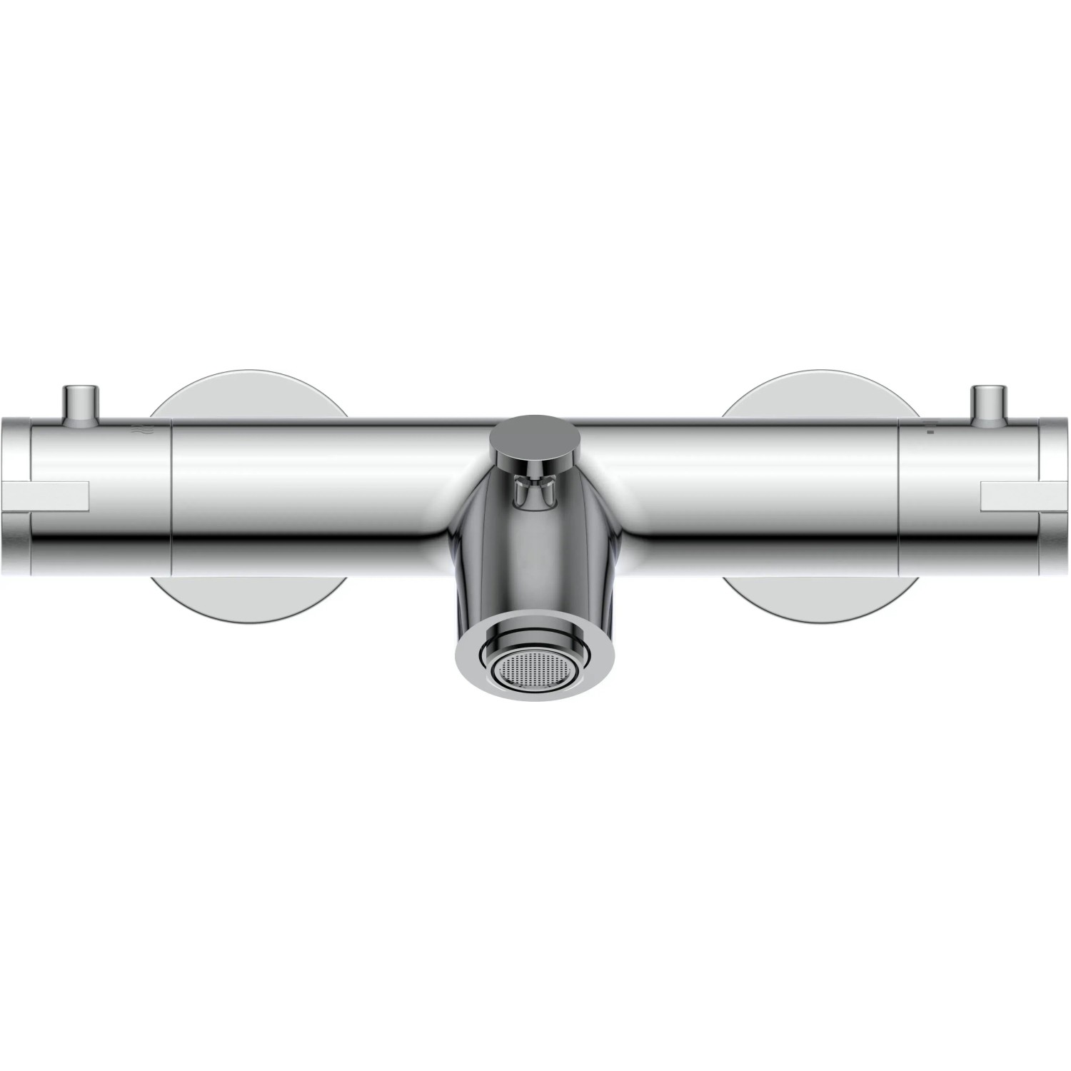 Schütte Thermostat Wannenarmatur London, Chrom, Aufsicht