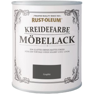 Dose Rust-Oleum Kreidefarbe Möbellack Graphit Matt, ideal für Vintage-Look.