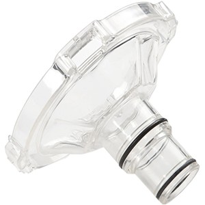 Intex Vakuumdeckel, transparent, für Poolreinigung. Ersatzteil aus Kunststoff, 12,5x12,5x4,5 cm.