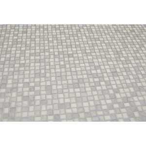 Andiamo PVC-Belag Mosaikoptik Artifact 200 cm Grau-Silber Meterware