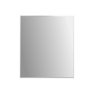 Rechteckiger Kristall-Facettenspiegel Gennil, 65x75 cm, für Bad oder WC.