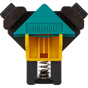 wolfcraft Eckenspanner ES 22 (2 Stück) zum Fixieren von Werkstücken im 90° Winkel.