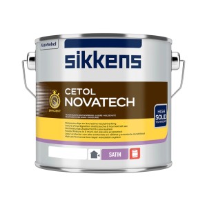 Sikkens High-Solid-Lasur Cetol Novatech Ebenholz 2,5l Dose. Holzlasur mit UV-Schutz für Holz im Außenbereich, satin.