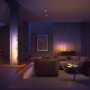 Philips Hue Lightstrip Gradient Ambiente: 1m Erweiterung im Wohnraum mit Farbverlauf.