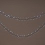 OBI Außen-Lichterkette, 20 m, mit 1.000 kaltweißen LEDs auf dunklem Kabel, für Gartenbeleuchtung und Festdeko.
