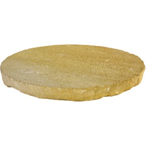 Naturstein-Trittstein Gold-Braun Ø 30 cm