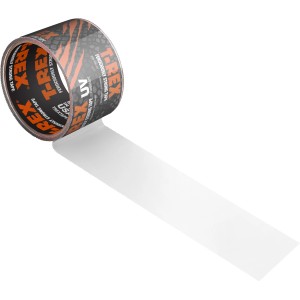 T-Rex Clear Folienband, 48mm, transparent. Starkes, UV-beständiges Klebeband für glatte & raue Flächen.