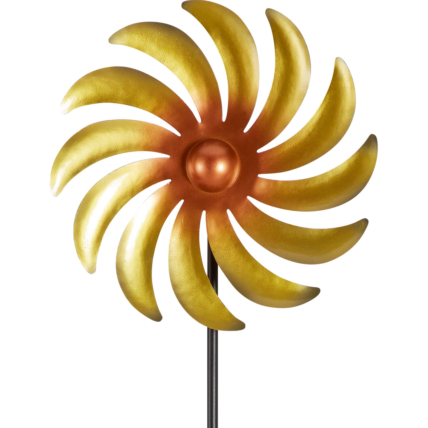 Gartenstab Windrad 116 cm Gelb Grau kaufen bei OBI