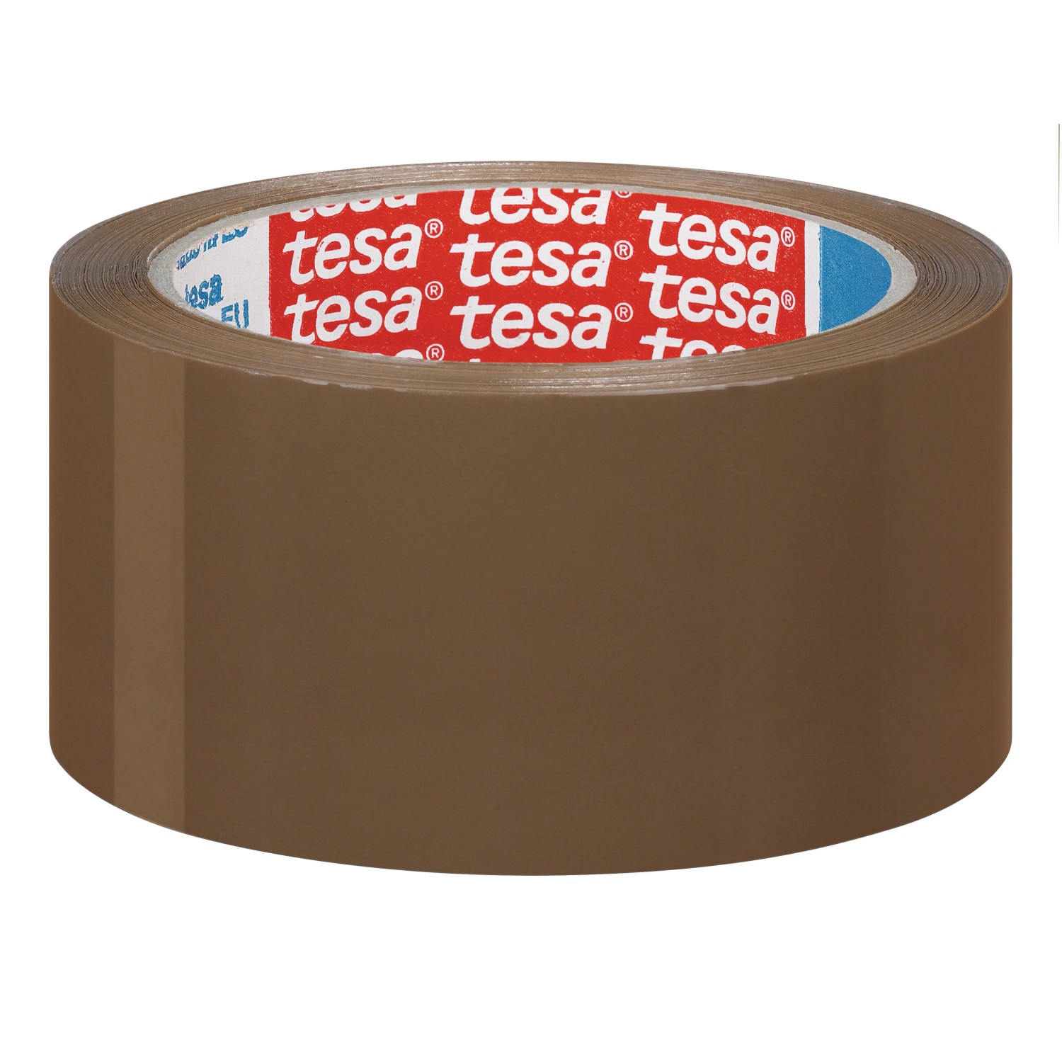 Tesapack Strong Packband, braunes Klebeband für Pakete und Kartons.