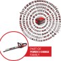 Einhell Akku-Heckenschere Arcurra 18/55, Teil der Power X-Change Familie.