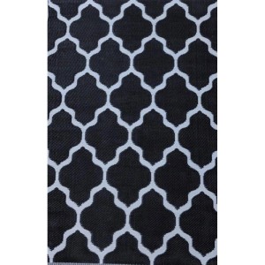 Jet-Line Outdoor Teppich KATE Schwarz 150 x 240 cm Balkonteppich Terrassenteppich