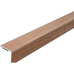 Treppenprofil simple-fix 12 Alu Selbstklebend 245 x 20 x 900 mm Dekor Kiefer